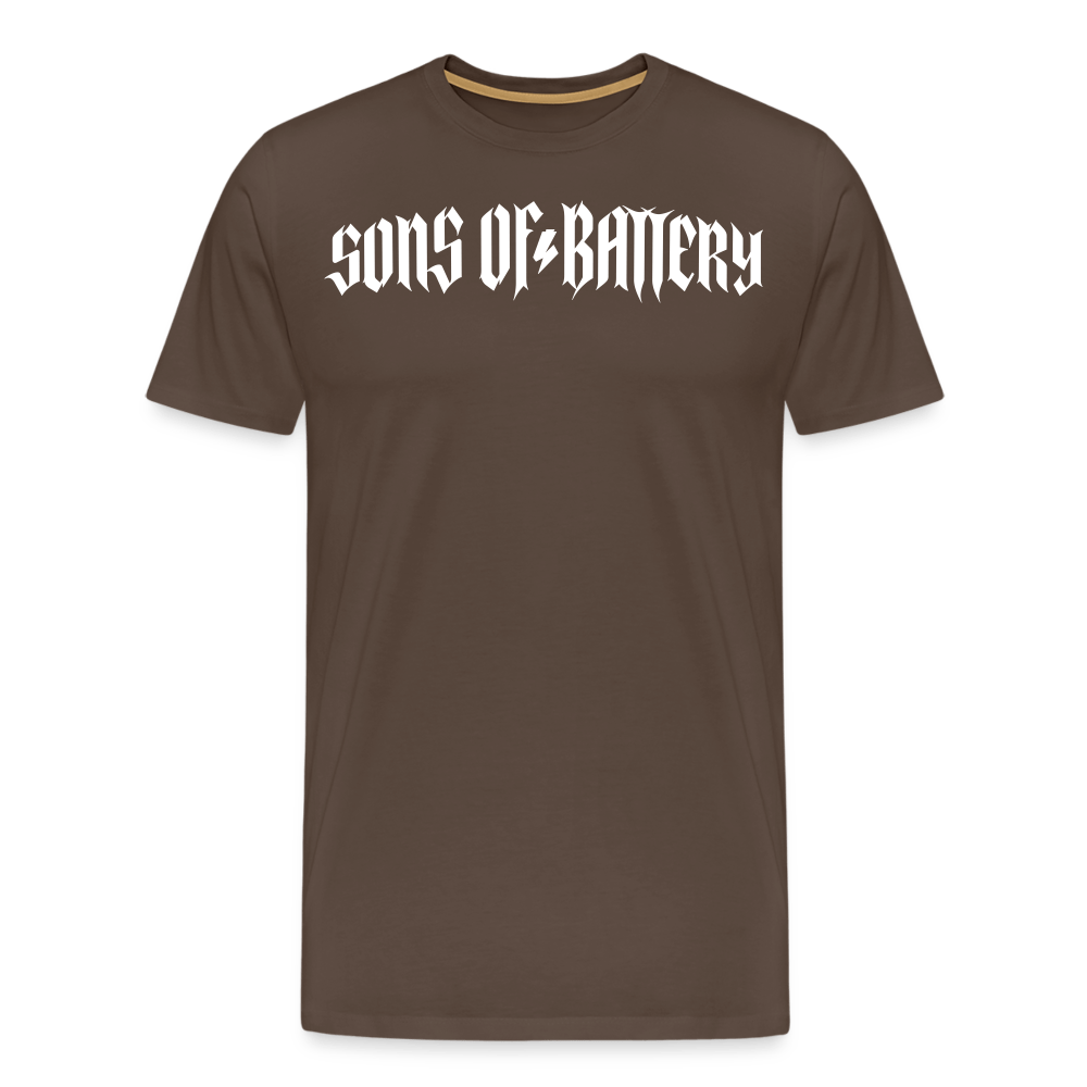SPOD Männer Premium T-Shirt | Spreadshirt 812 Edelbraun / S Rough - Männer Premium T-Shirt E-Bike-Community