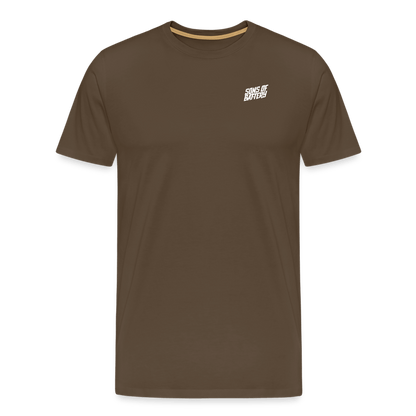 SPOD Männer Premium T-Shirt | Spreadshirt 812 Edelbraun / S SONS (2 Seiten) - Männer Premium T-Shirt E-Bike-Community
