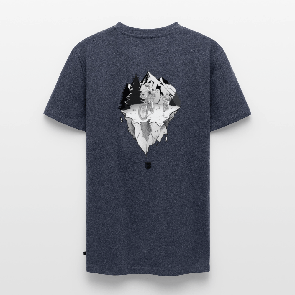 SPOD Männer Premium T-Shirt | Spreadshirt 812 FREEDOM FRONT & BACK Print Männer Premium T-Shirt E-Bike-Community