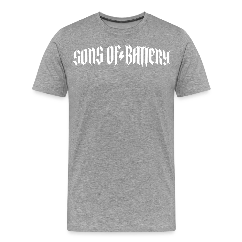 SPOD Männer Premium T-Shirt | Spreadshirt 812 Grau meliert / S Rough - Männer Premium T-Shirt E-Bike-Community