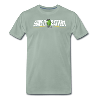 SPOD Männer Premium T-Shirt | Spreadshirt 812 Graugrün / S Sons of Battery B-Boy Männer Premium T-Shirt E-Bike-Community