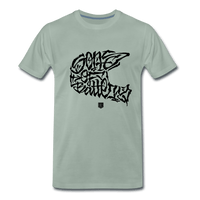 SPOD Männer Premium T-Shirt | Spreadshirt 812 Graugrün / S Sons Spezial Edition TPOM Helm, Front - Black -  Männer Premium T-Shirt E-Bike-Community