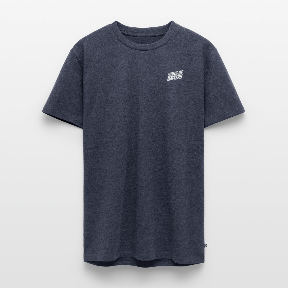 SPOD Männer Premium T-Shirt | Spreadshirt 812 Jeansblau / M SONS (2 Seiten) - Männer Premium T-Shirt E-Bike-Community