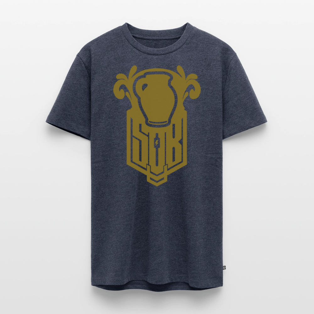 SPOD Männer Premium T-Shirt | Spreadshirt 812 Jeansblau / S Bembel - Gold - Premium T-Shirt E-Bike-Community