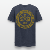 SPOD Männer Premium T-Shirt | Spreadshirt 812 Jeansblau / S "Haters" - Gold - Sons of Battery - Männer Premium T-Shirt E-Bike-Community