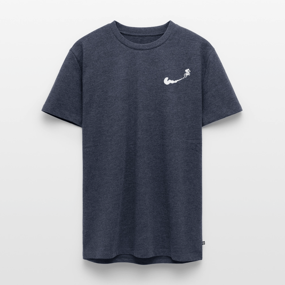 SPOD Männer Premium T-Shirt | Spreadshirt 812 Jeansblau / S Just Ride it - Solo - Männer Premium T-Shirt E-Bike-Community