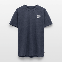SPOD Männer Premium T-Shirt | Spreadshirt 812 Jeansblau / S LOVE 2 RIDE - Front / Backprint -Männer Premium T-Shirt E-Bike-Community