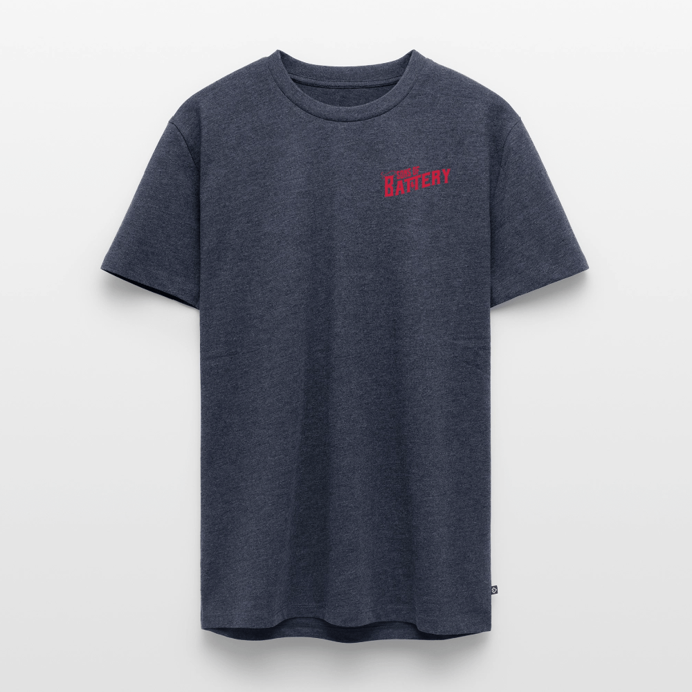 SPOD Männer Premium T-Shirt | Spreadshirt 812 Jeansblau / S Oldschool - Männer Premium T-Shirt E-Bike-Community