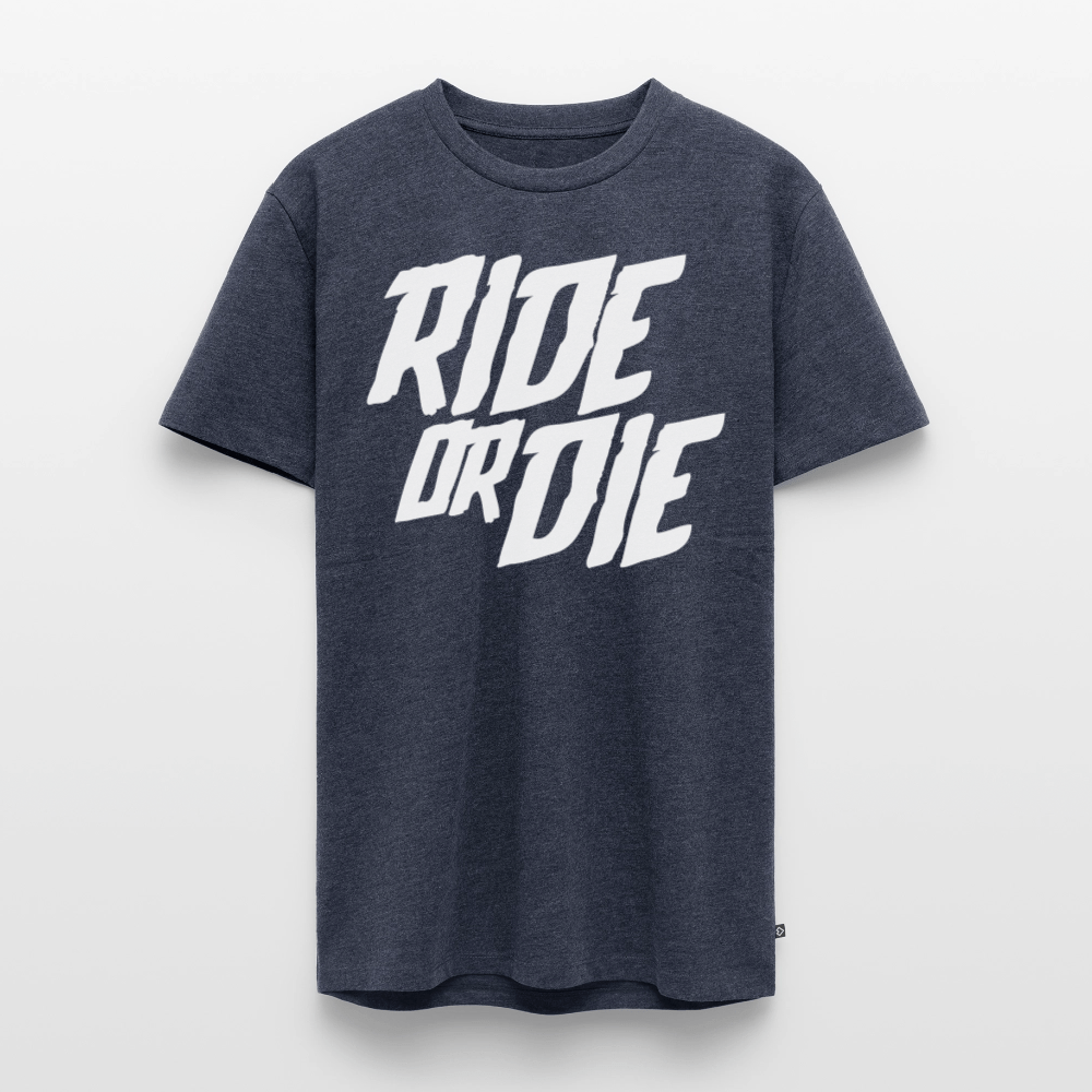 SPOD Männer Premium T-Shirt | Spreadshirt 812 Jeansblau / S Ride or Die - Männer Premium T-Shirt bis 5XL E-Bike-Community