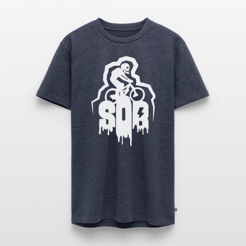 SPOD Männer Premium T-Shirt | Spreadshirt 812 Jeansblau / S SoB Horror - SONS OF BATTERY - Männer Premium T-Shirt E-Bike-Community