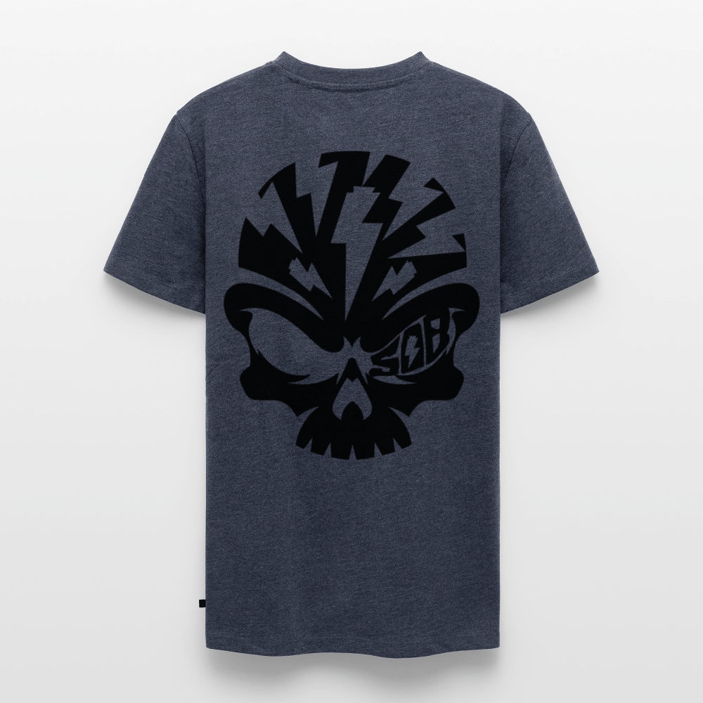 SPOD Männer Premium T-Shirt | Spreadshirt 812 Jeansblau / S SOB Skullhead -Männer Premium T-Shirt E-Bike-Community