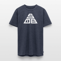 SPOD Männer Premium T-Shirt | Spreadshirt 812 Jeansblau / S Triangle - Männer Premium T-Shirt E-Bike-Community