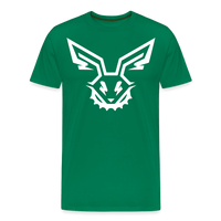 SPOD Männer Premium T-Shirt | Spreadshirt 812 Kelly Green / M Electro Bunny Weiß - Männer Premium T-Shirt E-Bike-Community