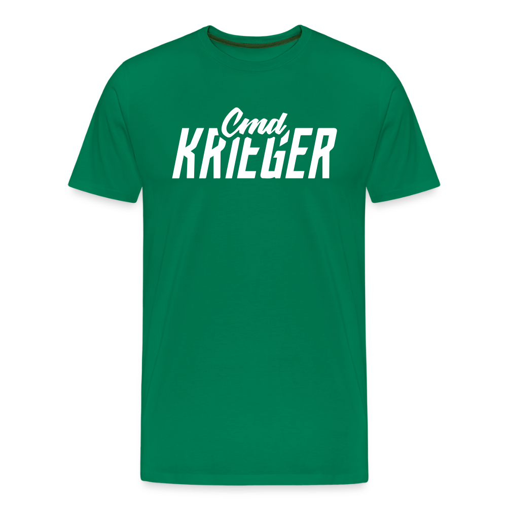 SPOD Männer Premium T-Shirt | Spreadshirt 812 Kelly Green / S Commander Krieger - Flex - Männer Premium T-Shirt E-Bike-Community