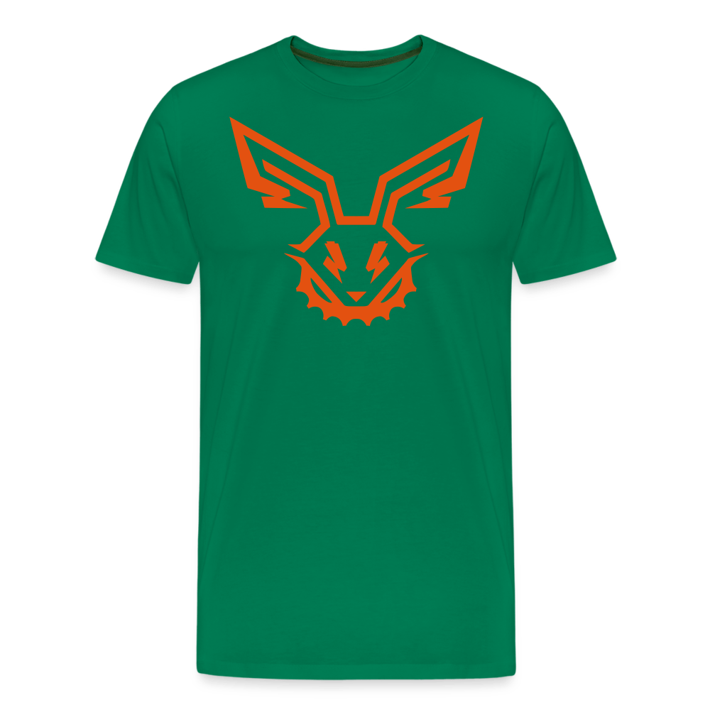 SPOD Männer Premium T-Shirt | Spreadshirt 812 Kelly Green / S Electro Bunny - Männer Premium T-Shirt E-Bike-Community