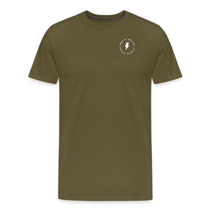 SPOD Männer Premium T-Shirt | Spreadshirt 812 Khaki / S E-Apparel - Männer Premium T-Shirt E-Bike-Community