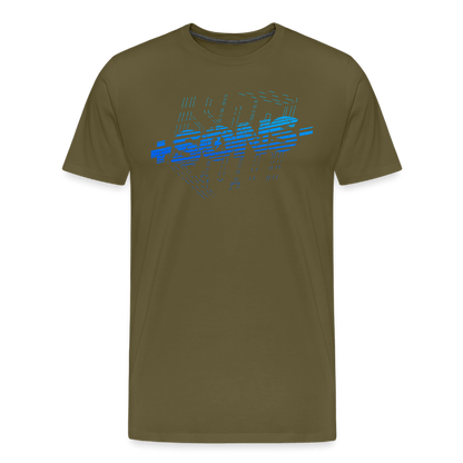 SPOD Männer Premium T-Shirt | Spreadshirt 812 Khaki / S SONS BLUE - DTF - Männer Premium T-Shirt E-Bike-Community