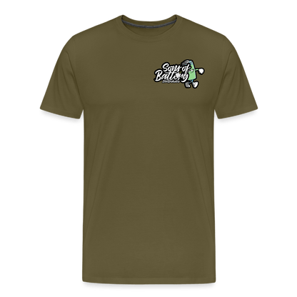 SPOD Männer Premium T-Shirt | Spreadshirt 812 Khaki / S Sons of Battery Boy - Männer Premium T-Shirt E-Bike-Community