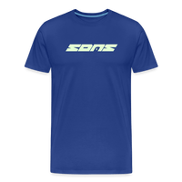 SPOD Männer Premium T-Shirt | Spreadshirt 812 Königsblau / S SONS - Glow in the Dark - Männer Premium T-Shirt E-Bike-Community