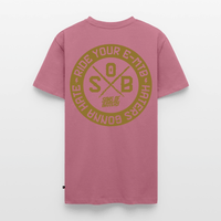 SPOD Männer Premium T-Shirt | Spreadshirt 812 Mauve / S "Haters" - Gold - Sons of Battery - Männer Premium T-Shirt E-Bike-Community