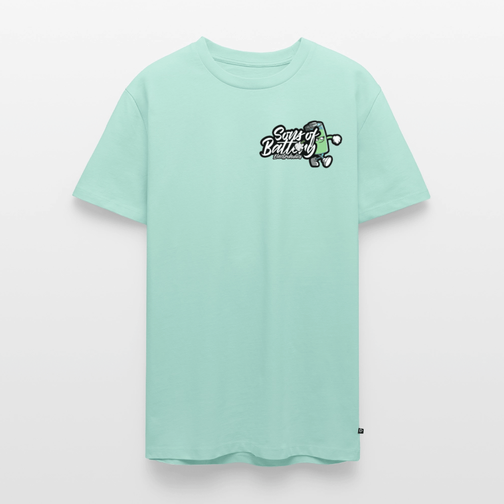 SPOD Männer Premium T-Shirt | Spreadshirt 812 Mint  / M Sons of Battery Boy - Männer Premium T-Shirt E-Bike-Community