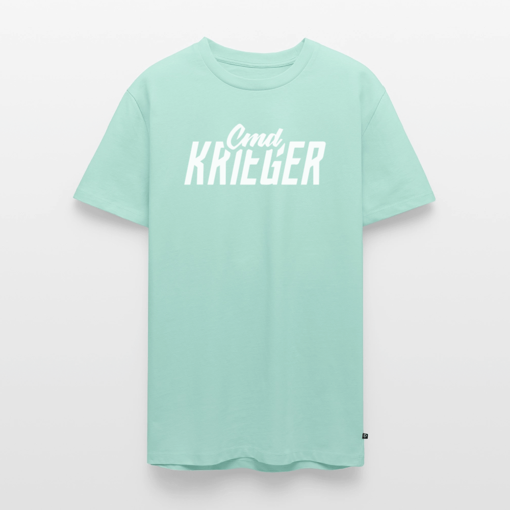 SPOD Männer Premium T-Shirt | Spreadshirt 812 Mint  / S Commander Krieger - Flex - Männer Premium T-Shirt E-Bike-Community