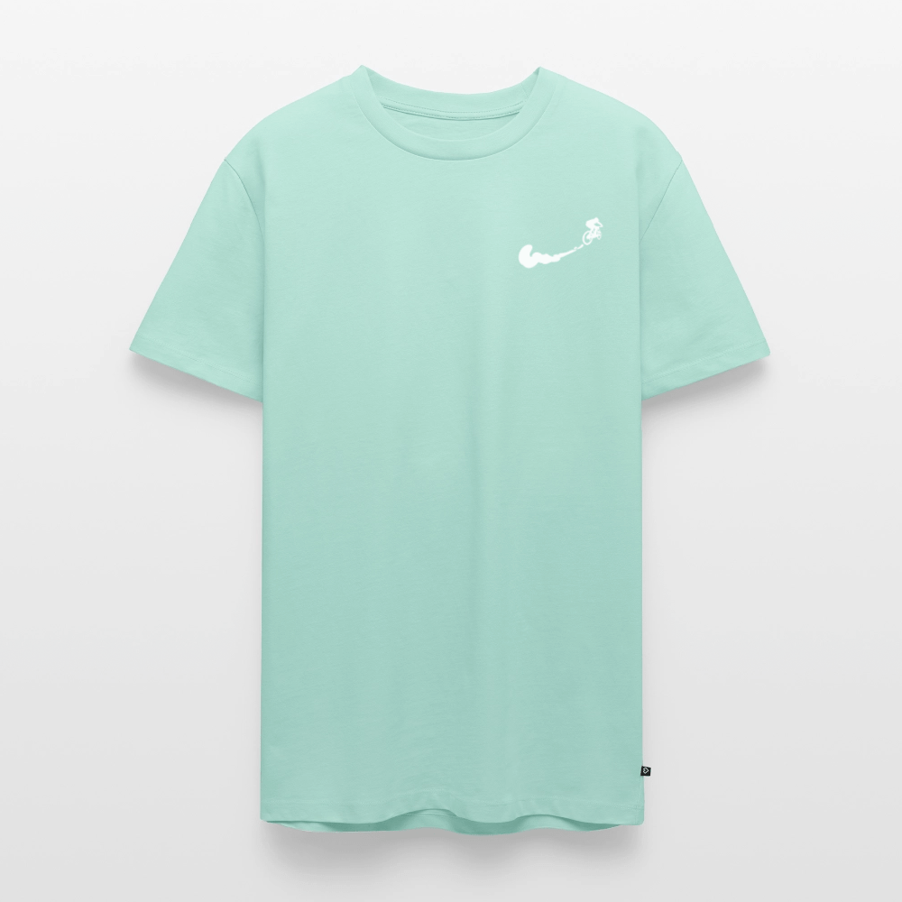 SPOD Männer Premium T-Shirt | Spreadshirt 812 Mint  / S Just Ride it - Solo - Männer Premium T-Shirt E-Bike-Community