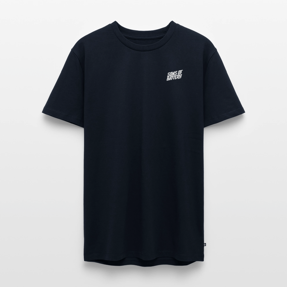 SPOD Männer Premium T-Shirt | Spreadshirt 812 Navy / M SONS (2 Seiten) - Männer Premium T-Shirt E-Bike-Community