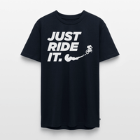 SPOD Männer Premium T-Shirt | Spreadshirt 812 Navy / S Just Ride it - Männer Premium T-Shirt E-Bike-Community