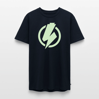 SPOD Männer Premium T-Shirt | Spreadshirt 812 Navy / S Lightning - Glow in the Dark - Männer Premium T-Shirt E-Bike-Community