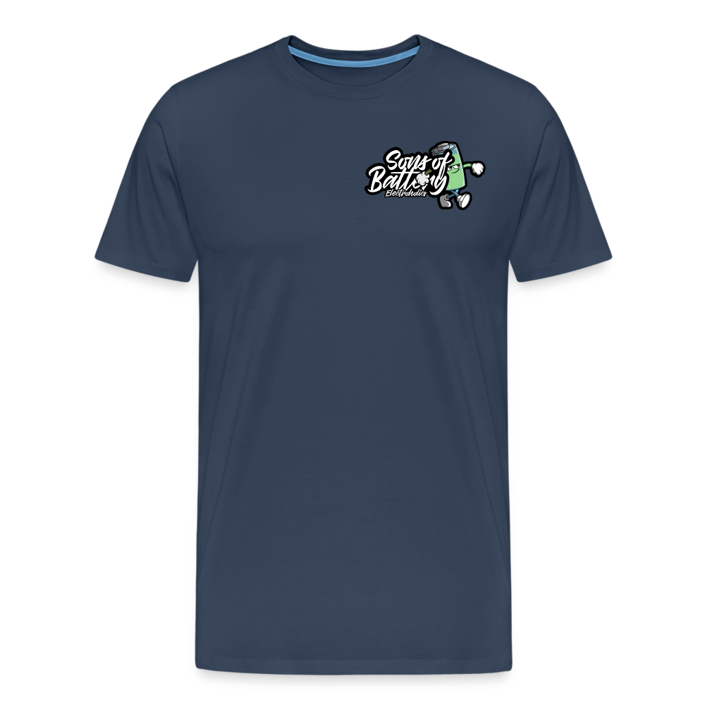 SPOD Männer Premium T-Shirt | Spreadshirt 812 Navy / S Sons of Battery Boy - Männer Premium T-Shirt E-Bike-Community
