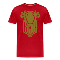 SPOD Männer Premium T-Shirt | Spreadshirt 812 Rot / S Bembel - Gold - Premium T-Shirt E-Bike-Community