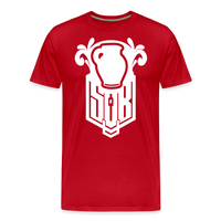 SPOD Männer Premium T-Shirt | Spreadshirt 812 Rot / S Bembel - SoB Männer Premium T-Shirt E-Bike-Community