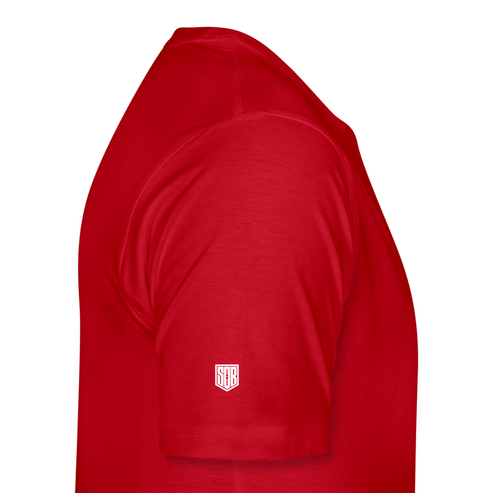 SPOD Männer Premium T-Shirt | Spreadshirt 812 Rot / S Kamihaze! - Männer Premium T-Shirt E-Bike-Community