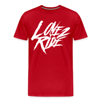 SPOD Männer Premium T-Shirt | Spreadshirt 812 Rot / S Love 2 Ride - Männer Premium T-Shirt E-Bike-Community