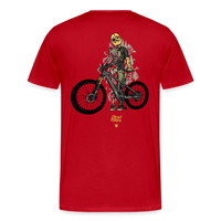 SPOD Männer Premium T-Shirt | Spreadshirt 812 Rot / S Shred or Alive - Männer Premium T-Shirt E-Bike-Community