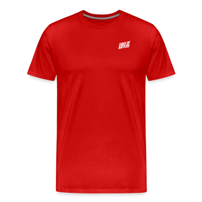 SPOD Männer Premium T-Shirt | Spreadshirt 812 Rot / S SONS (2 Seiten) - Männer Premium T-Shirt E-Bike-Community