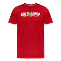 SPOD Männer Premium T-Shirt | Spreadshirt 812 Rot / S Sons of Battery B-Boy Männer Premium T-Shirt E-Bike-Community