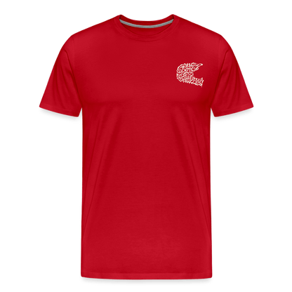 SPOD Männer Premium T-Shirt | Spreadshirt 812 Rot / S Sons Spezial Edition - Männer Premium T-Shirt E-Bike-Community
