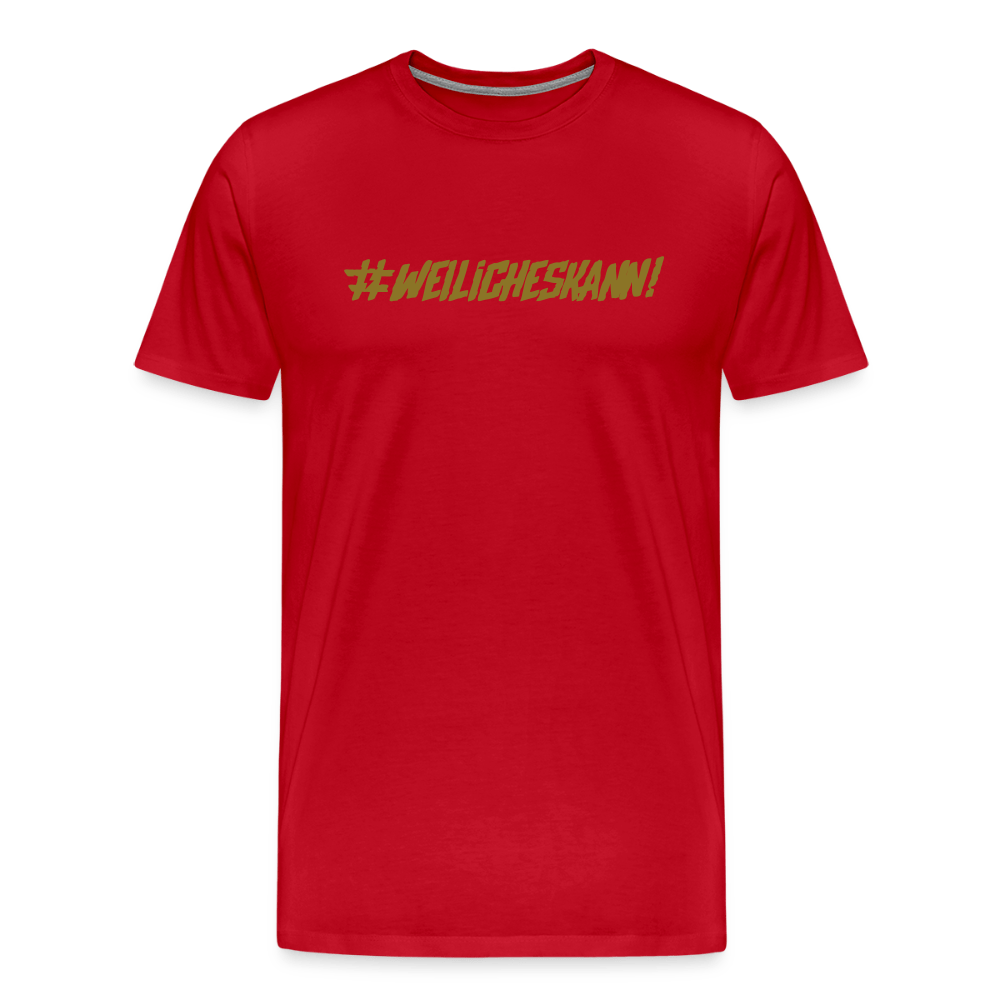 SPOD Männer Premium T-Shirt | Spreadshirt 812 Rot / S WEILICHESKANN! - SONS OF BATTERY - Männer Premium T-Shirt E-Bike-Community