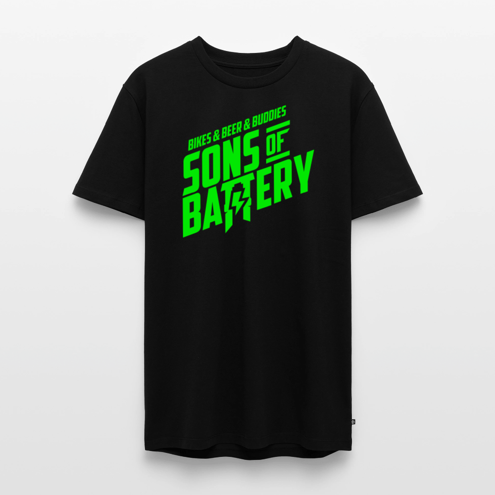 SPOD Männer Premium T-Shirt | Spreadshirt 812 Schwarz / S 3B - BIKES BEER BUDDIES - SONS OF BATTERYMänner Premium T-Shirt E-Bike-Community