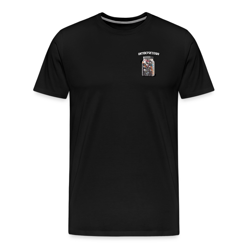 SPOD Männer Premium T-Shirt | Spreadshirt 812 Schwarz / S Antidepressiva - Männer Premium T-Shirt E-Bike-Community