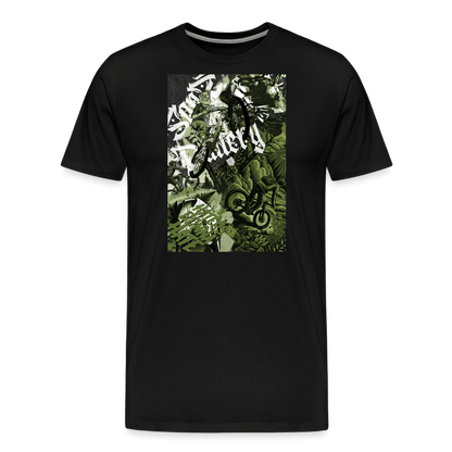 SPOD Männer Premium T-Shirt | Spreadshirt 812 Schwarz / S Collage - Männer Premium T-Shirt E-Bike-Community