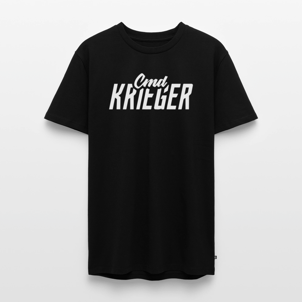 SPOD Männer Premium T-Shirt | Spreadshirt 812 Schwarz / S Commander Krieger - Flex - Männer Premium T-Shirt E-Bike-Community