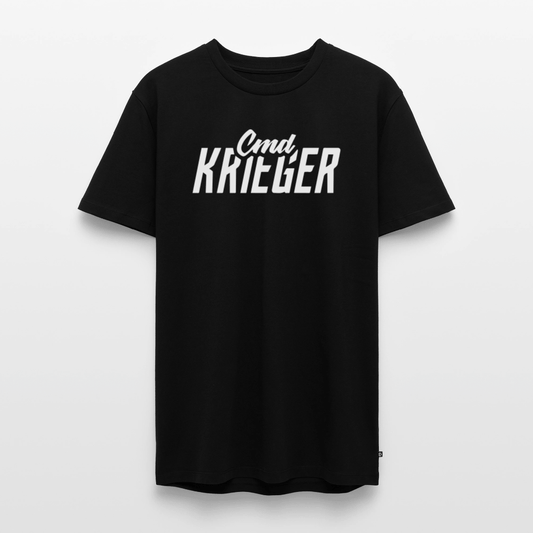 SPOD Männer Premium T-Shirt | Spreadshirt 812 Schwarz / S Commander Krieger - Flex - Männer Premium T-Shirt E-Bike-Community