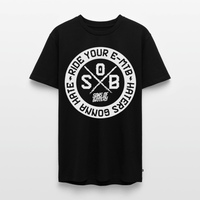 SPOD Männer Premium T-Shirt | Spreadshirt 812 Schwarz / S "Haters Front" - Sons of Battery - Männer Premium T-Shirt E-Bike-Community