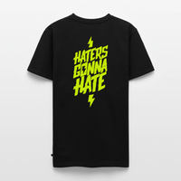 SPOD Männer Premium T-Shirt | Spreadshirt 812 Schwarz / S Haters gonna Hate - Männer Premium T-Shirt E-Bike-Community
