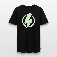 SPOD Männer Premium T-Shirt | Spreadshirt 812 Schwarz / S Lightning - Glow in the Dark - Männer Premium T-Shirt E-Bike-Community