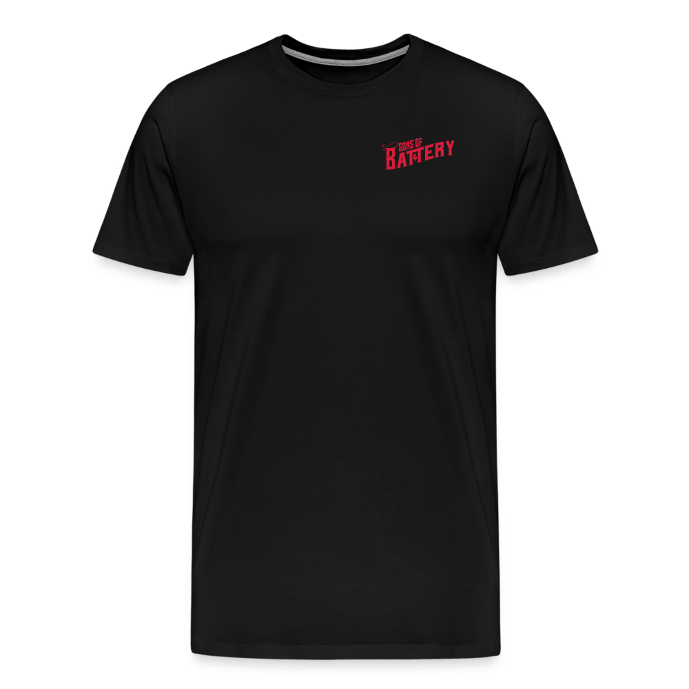 SPOD Männer Premium T-Shirt | Spreadshirt 812 Schwarz / S Oldschool - Männer Premium T-Shirt E-Bike-Community