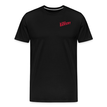 SPOD Männer Premium T-Shirt | Spreadshirt 812 Schwarz / S Oldschool - Männer Premium T-Shirt E-Bike-Community